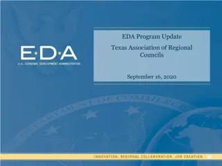 EDA Program Update - Texas Association of Regional Councils