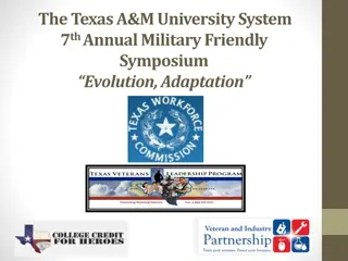 Texas A&M University System 7th Annual Military Friendly Symposium