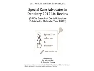 Silver Diamine Fluoride in Dental Care: A Literature Review