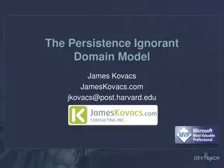 Persistence Ignorance in Domain Models