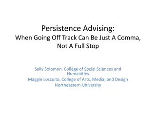 Enhancing Student Persistence Through Academic Advising Strategies