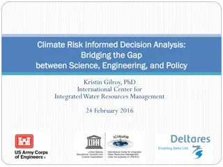 Climate Risk-Informed Decision Analysis in Water Management Planning