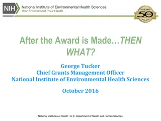 The Post-Award Process in Grant Management