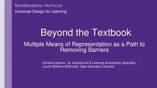 Enhancing Learning Accessibility Through Multiple Means of Representation