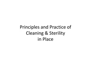 Principles and Practice of Cleaning and Sterility in Place