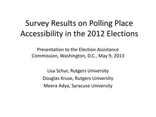 Voting Accessibility Challenges Faced by People with Disabilities in the 2012 Elections