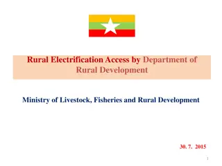 Rural Electrification Initiatives by Ministry of Livestock, Fisheries, and Rural Development