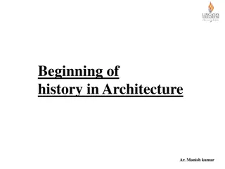 The Beginning of Architecture and the Built Environment Through History