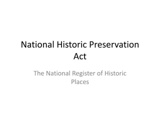 The National Register of Historic Places