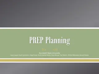 Comprehensive Overview of PREP Planning at Humboldt State University