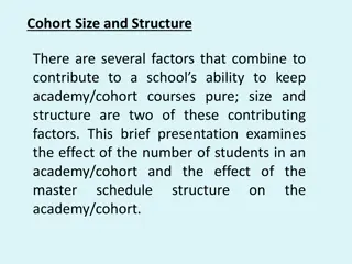 Impact of Cohort Size and Structure on Academic Pathways