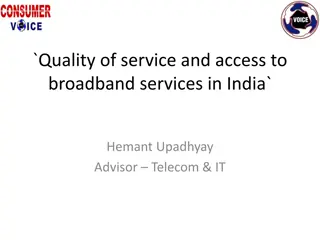 Consumer Rights and Quality of Broadband Services in India