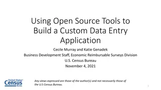 Leveraging Open Source Tools for Custom Data Entry Application Development