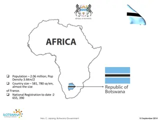 Comprehensive Assessment of Civil Registration and Vital Statistics (CRVS) in Botswana