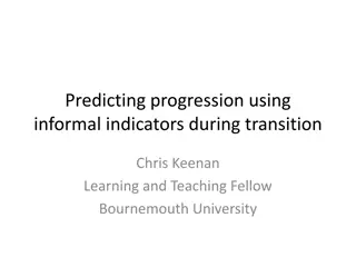 Understanding Student Progression Through Informal Indicators