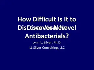 Challenges in Discovering Novel Antibacterials