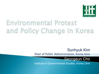 Environmental Protest and Policy Change in South Korea: A Research Overview