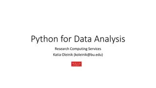 Overview of Python Libraries for Data Science Research