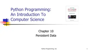 Introduction to File Processing in Python Programming