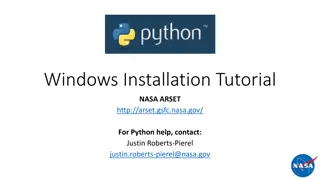 Python Installation Tutorial for Windows Users