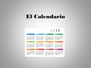 Learn Spanish Calendar Vocabulary & Dates Practice