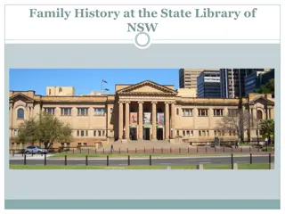 Family History at State Library of NSW