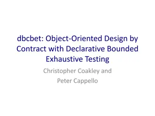 Object-Oriented Design by Contract with Declarative Bounded Testing