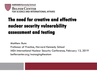 Enhancing Nuclear Security Through Creative Vulnerability Assessment