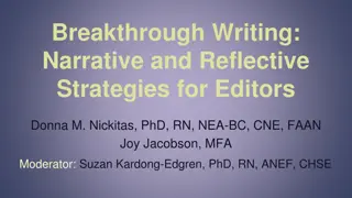 Breakthrough Writing: Enhancing Nursing Communication through Narrative Strategies