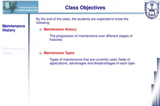 Evolution of Maintenance in Industrial Engineering