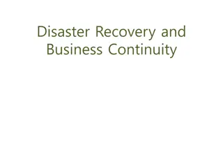 Importance of Disaster Recovery and Business Continuity Planning