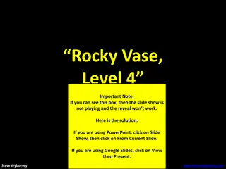 Rocky Vase Esti-Mystery: How Many Rocks Are in the Vase?