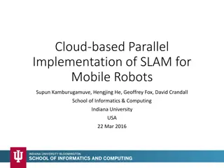 Cloud-based Parallel Implementation of SLAM for Mobile Robots