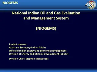 NIOGEMS: National Indian Oil & Gas Evaluation System