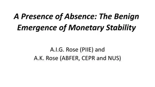 The Emergence of Monetary Stability in a Changing Economic Landscape