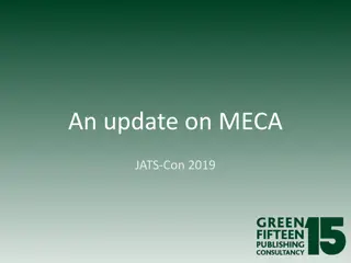 Evolution of MECA JATS-Con: A Comprehensive Timeline