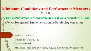 Performance Monitoring with MCPM in Nepal's Local Governments