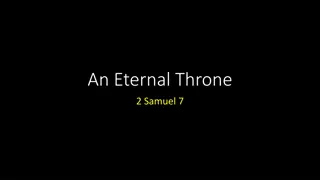 Delving into 2 Samuel 7: Exploring the Eternal Throne and God's Promise