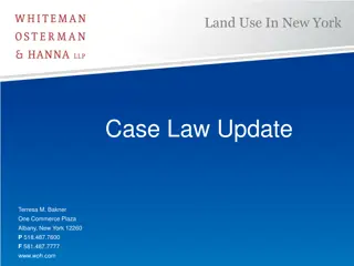 Key New York Case Law Updates on SEQRA and Land Use