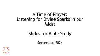 A Time of Prayer: Divine Sparks Bible Study