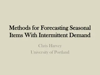 Methods for Forecasting Seasonal Items with Intermittent Demand