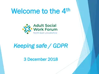 Keeping Safe and GDPR Conference Agenda