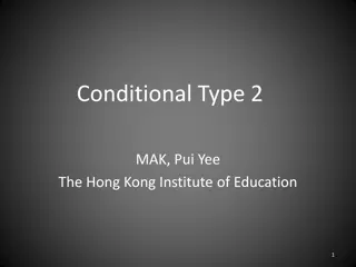 Conditional Type 2 - If I Had a Million Dollars Revision