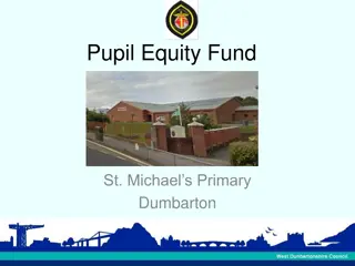 Overview of Pupil Equity Fund Initiatives at St. Michael's Primary School, Dumbarton