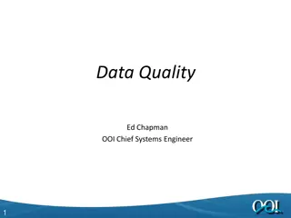 Data Quality Protocols and Procedures for Instrument Calibration and Sampling Rate Management