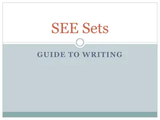 Mastering the SEE Set Technique for Effective Writing