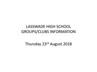 Lasswade High School Announcements and Events