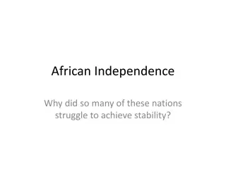 Challenges Faced by African Nations in Achieving Stability Post-Independence