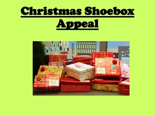 Support Manchester Street Angels' Christmas Shoebox Appeal