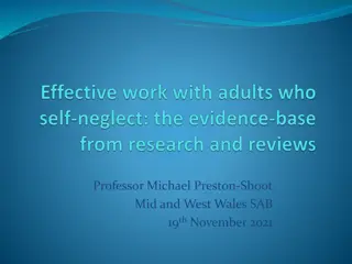 Adult Self-Neglect: Evidence-Based Practices and National Analysis